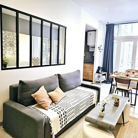 Refuge Urbain - Ideal Pro, Familles & Amis - Le Calme En Hypercentre - Wifi Haut Debit - Netflix - Machine A Laver - Gare, Cathedrale, Commerces, Restaurants & Transports En Commun A Moins De 10 Minutes A Pied Reims Luaran gambar